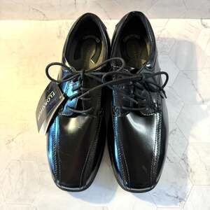 NWT Florsheim Shoes Work ASTM F2413 Steel Toe Slip Resist Black Mens 9D Classic